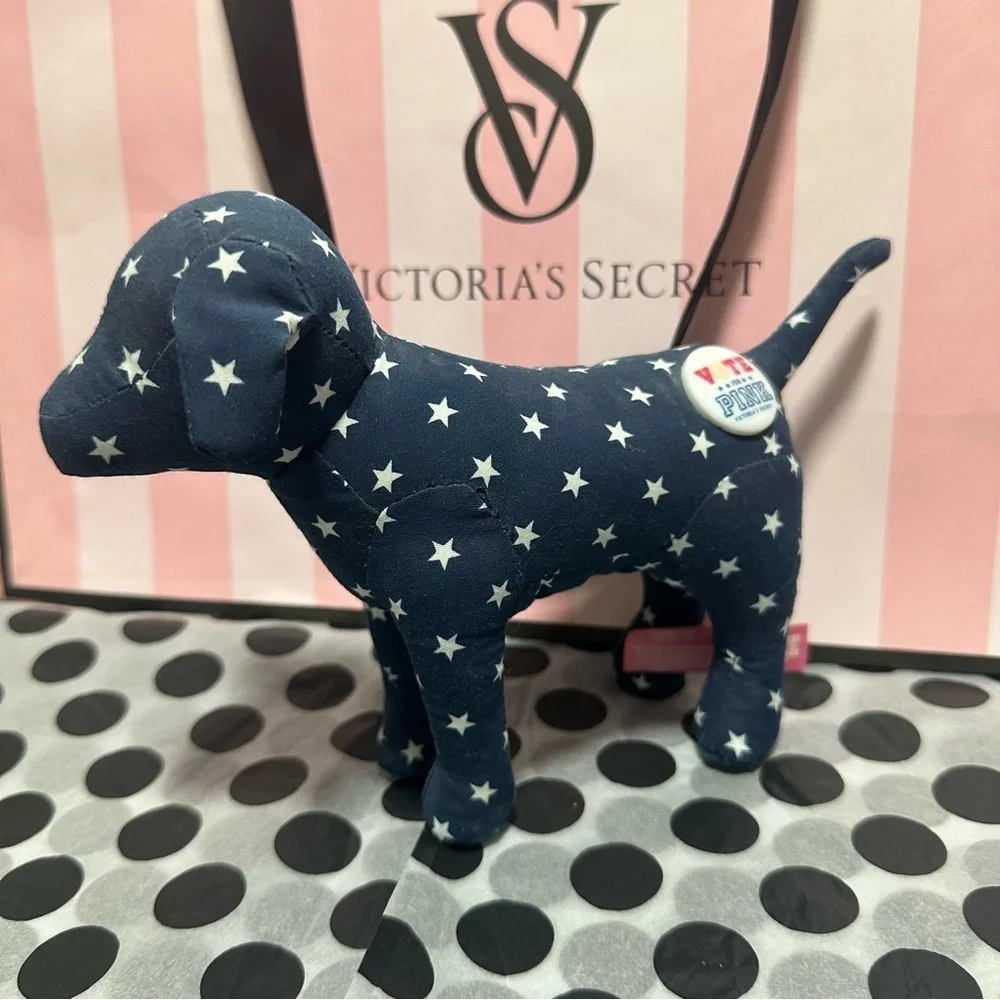 Y2K PINK Victoria’s Secret Mini Dog Plush